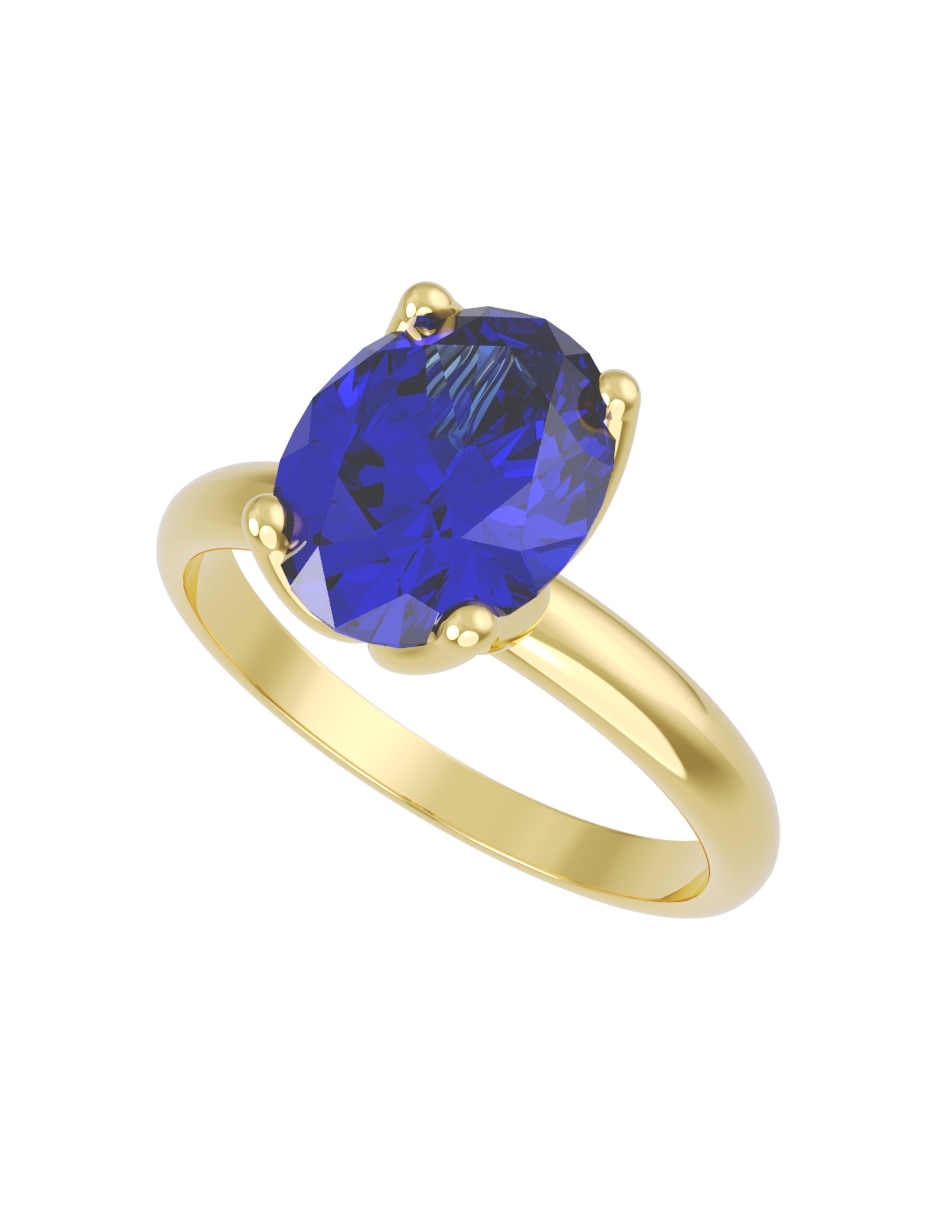 Anillo de compromiso de oro 14 K Eternidad zirconia Anillo de compromiso de oro 14 K Eternidad zirconia