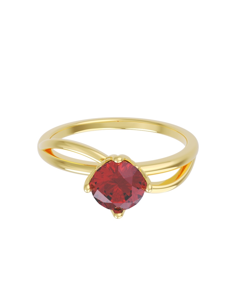 Anillo de compromiso de 14 k zirconia Anillo de compromiso de 14 k zirconia