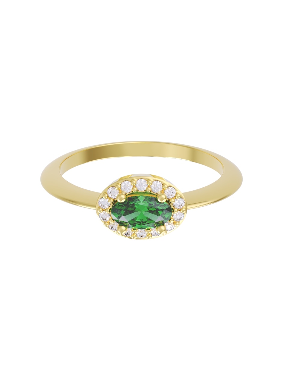 Anillo de compromiso de 14 k zirconia Anillo de compromiso de 14 k zirconia