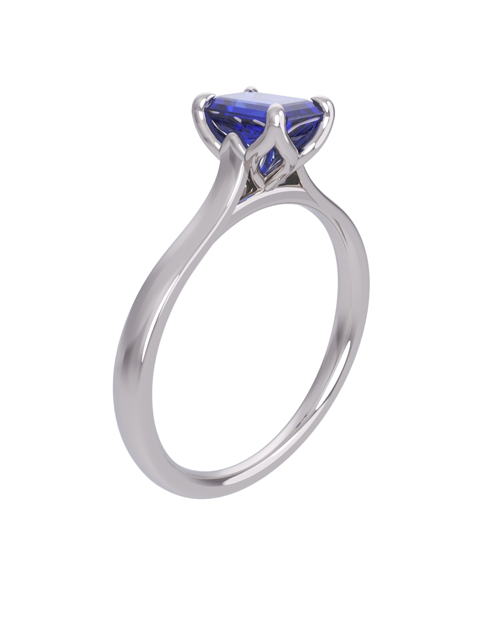 Anillo de compromiso de oro 14 k Eternidad 2026 3