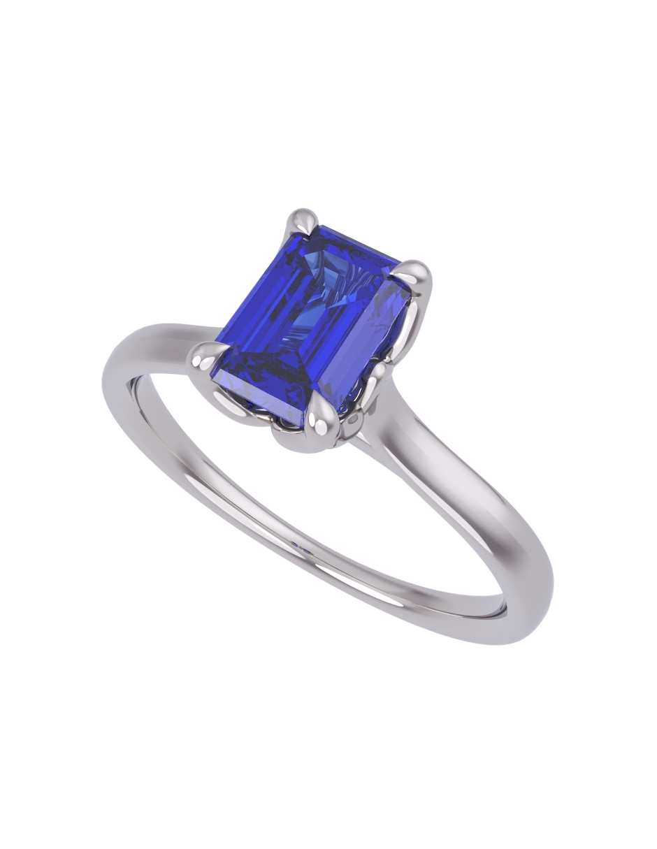 Anillo de compromiso de oro 14 k Eternidad 2026 4