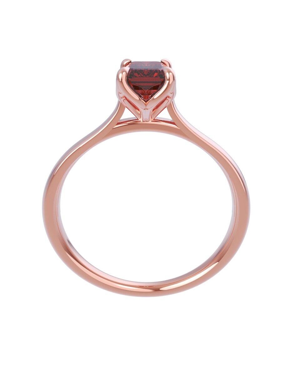 Anillo de compromiso de oro 14 k Eternidad 2026 2