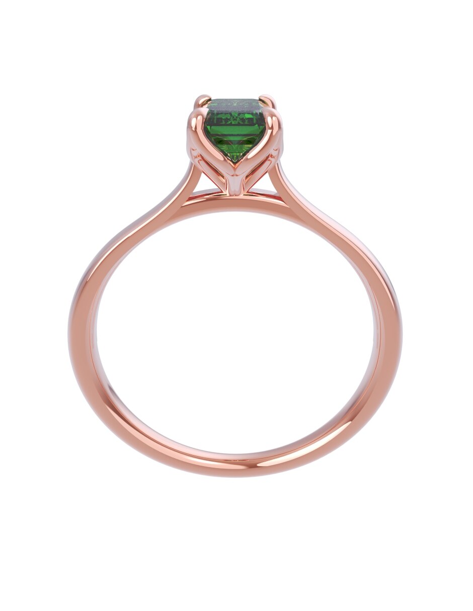 Anillo de compromiso de oro 14 k Eternidad 2026 2