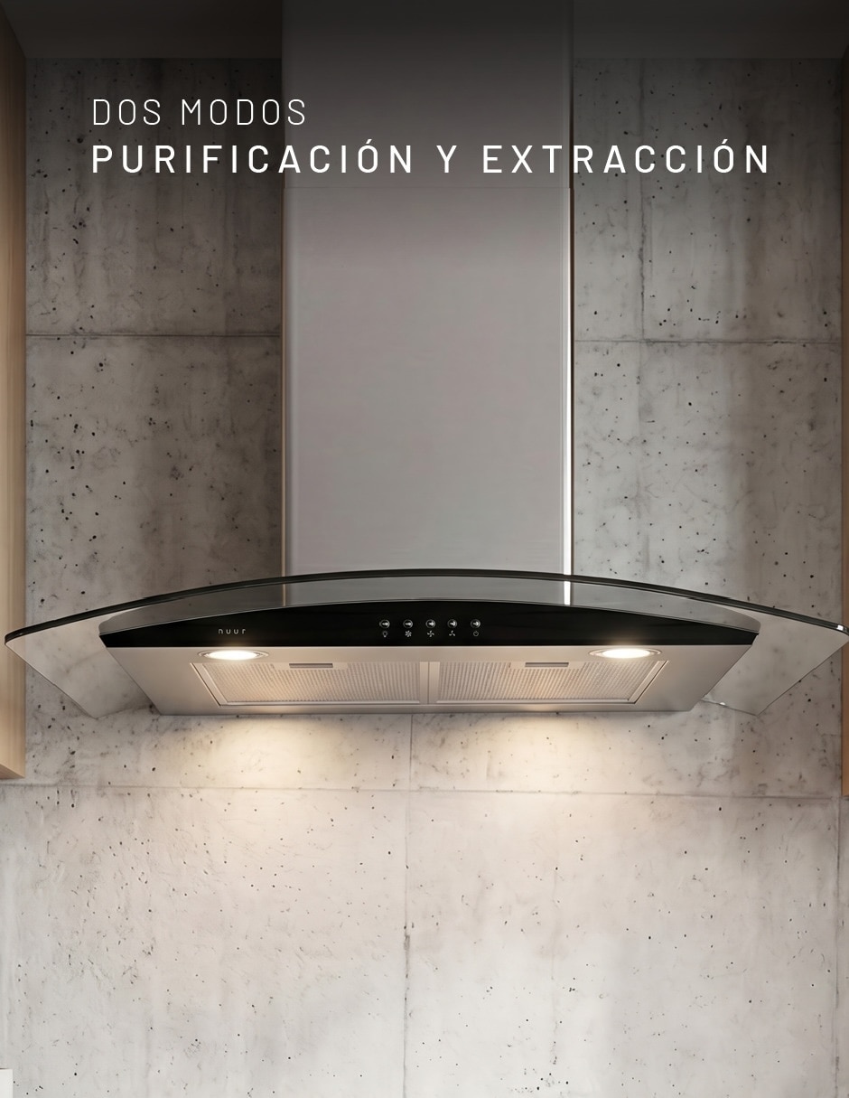 Campana de pared CAMEXPA90AV de vidrio 5