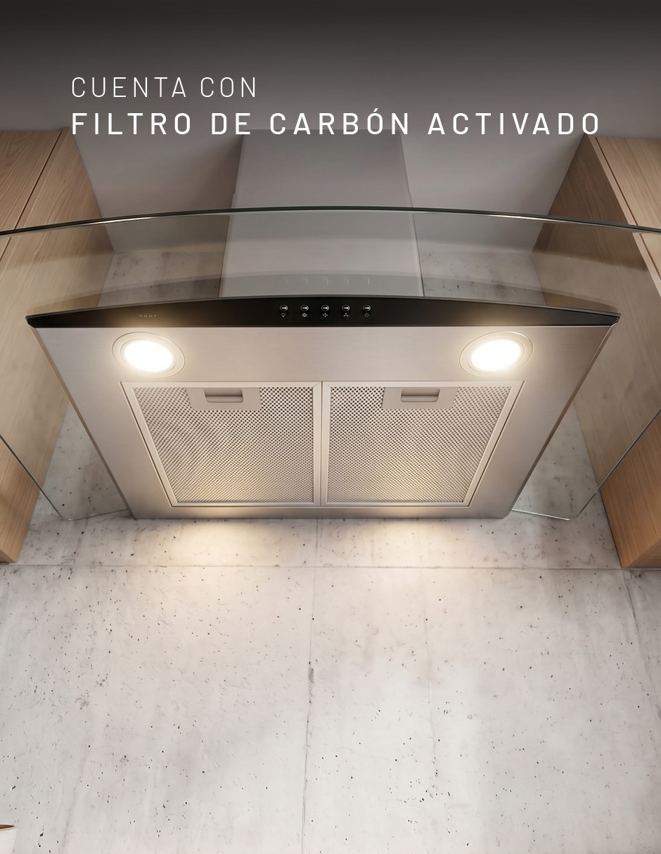 Campana de pared CAMEXPA90AV de vidrio