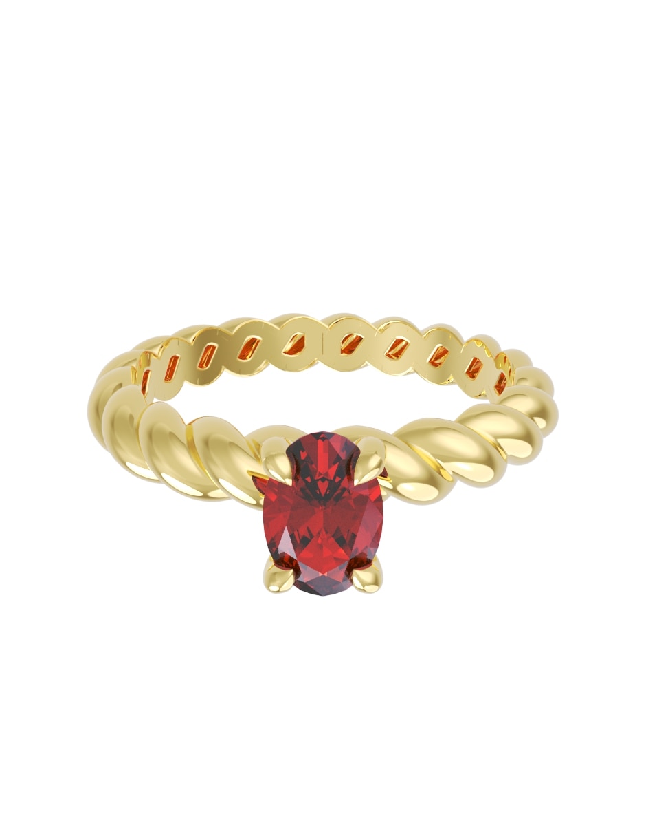 Anillo de compromiso de 14 k zirconia Anillo de compromiso de 14 k zirconia