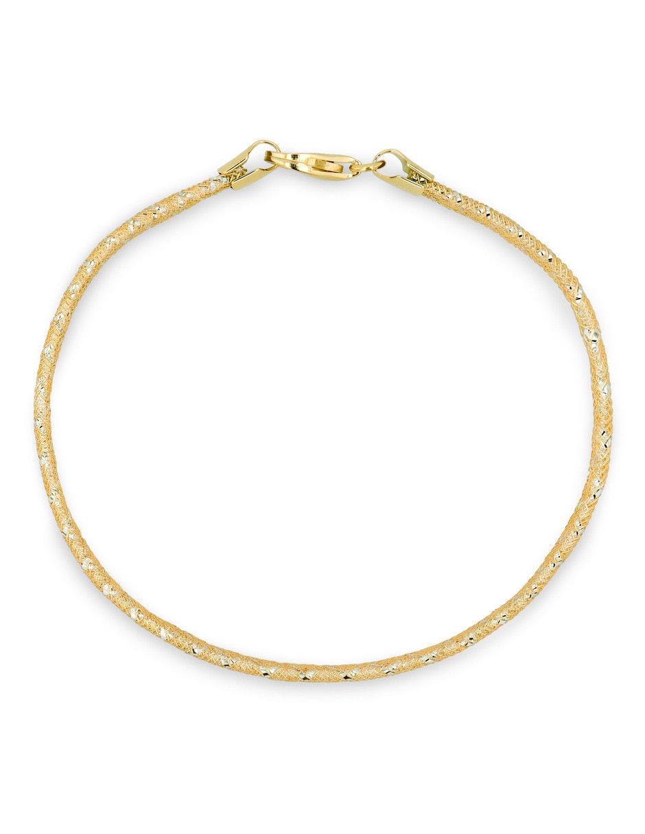 Pulsera de oro amarillo con 10 k