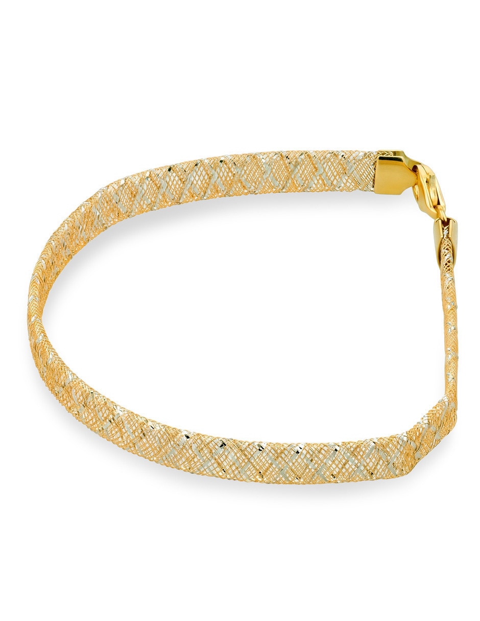 Pulsera de oro amarillo con 10 k 4