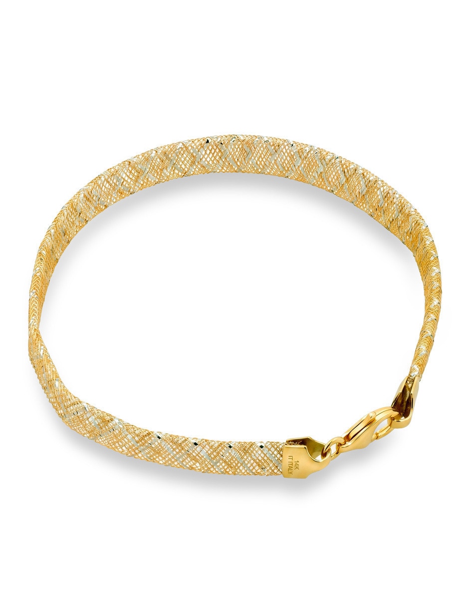 Pulsera de oro amarillo con 10 k 3