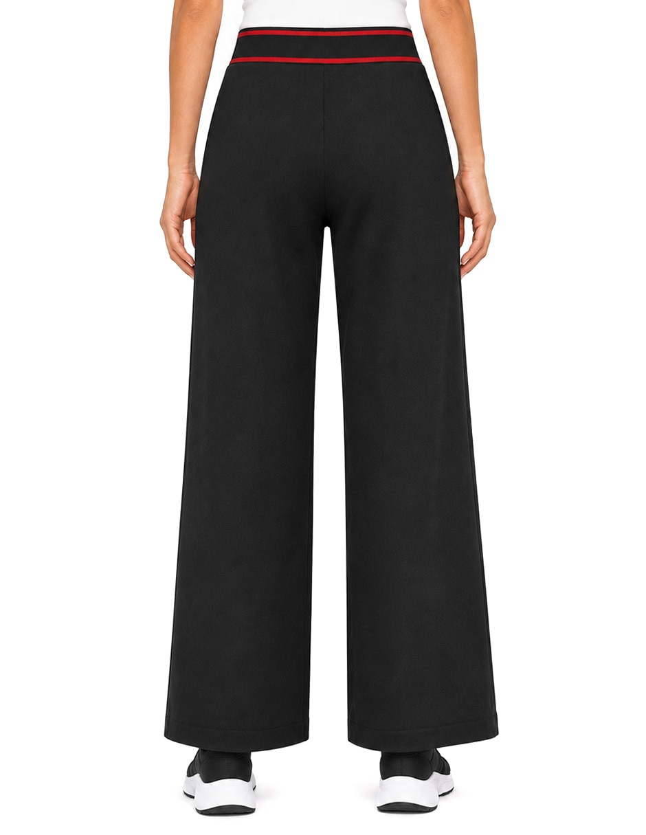 Pants regular con elástico para mujer 2