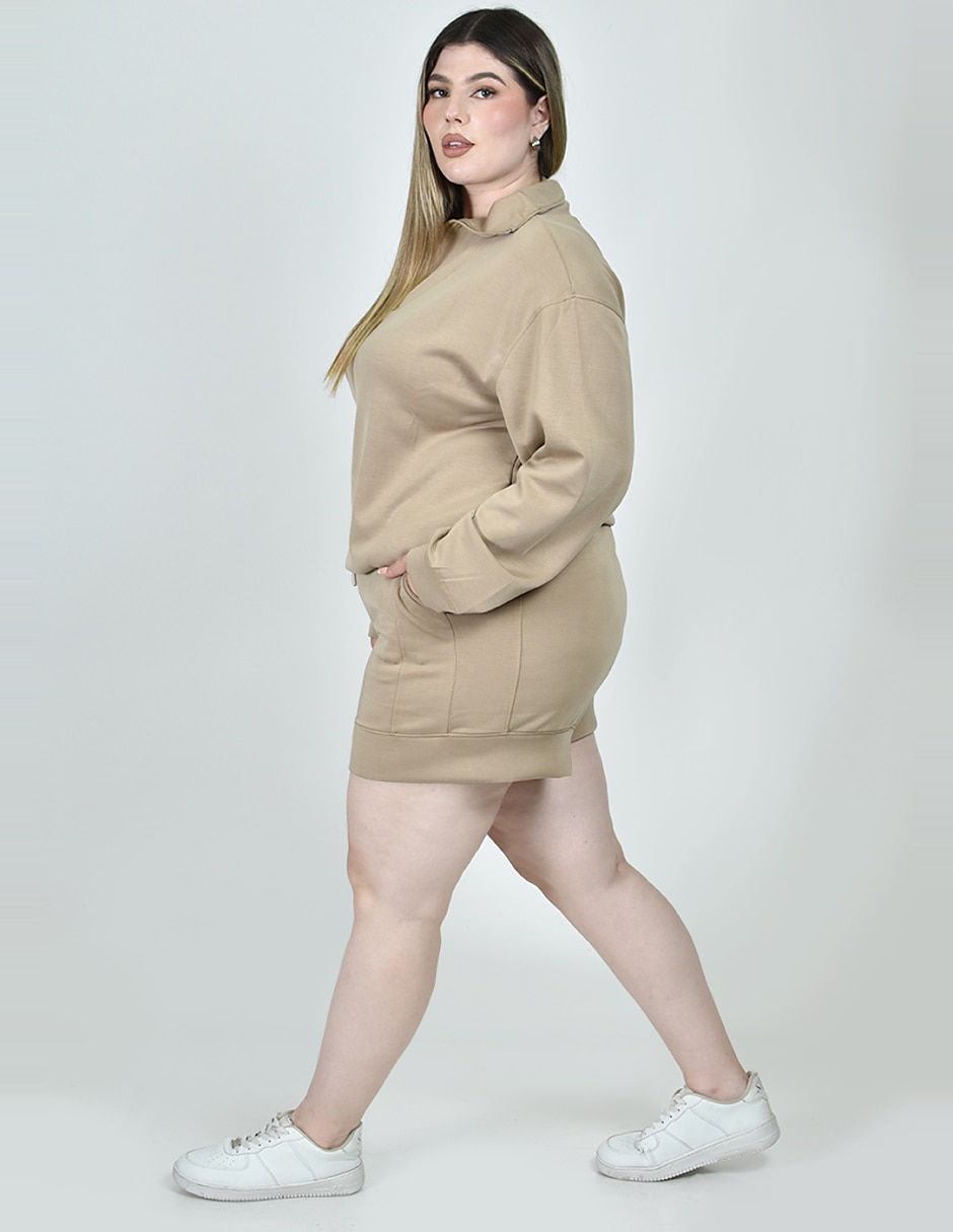 Conjunto deportivo regular con elástico para mujer 5