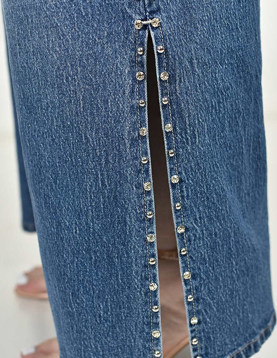 Jeans wide leg j-ch-zh-0215-denim para mujer 4