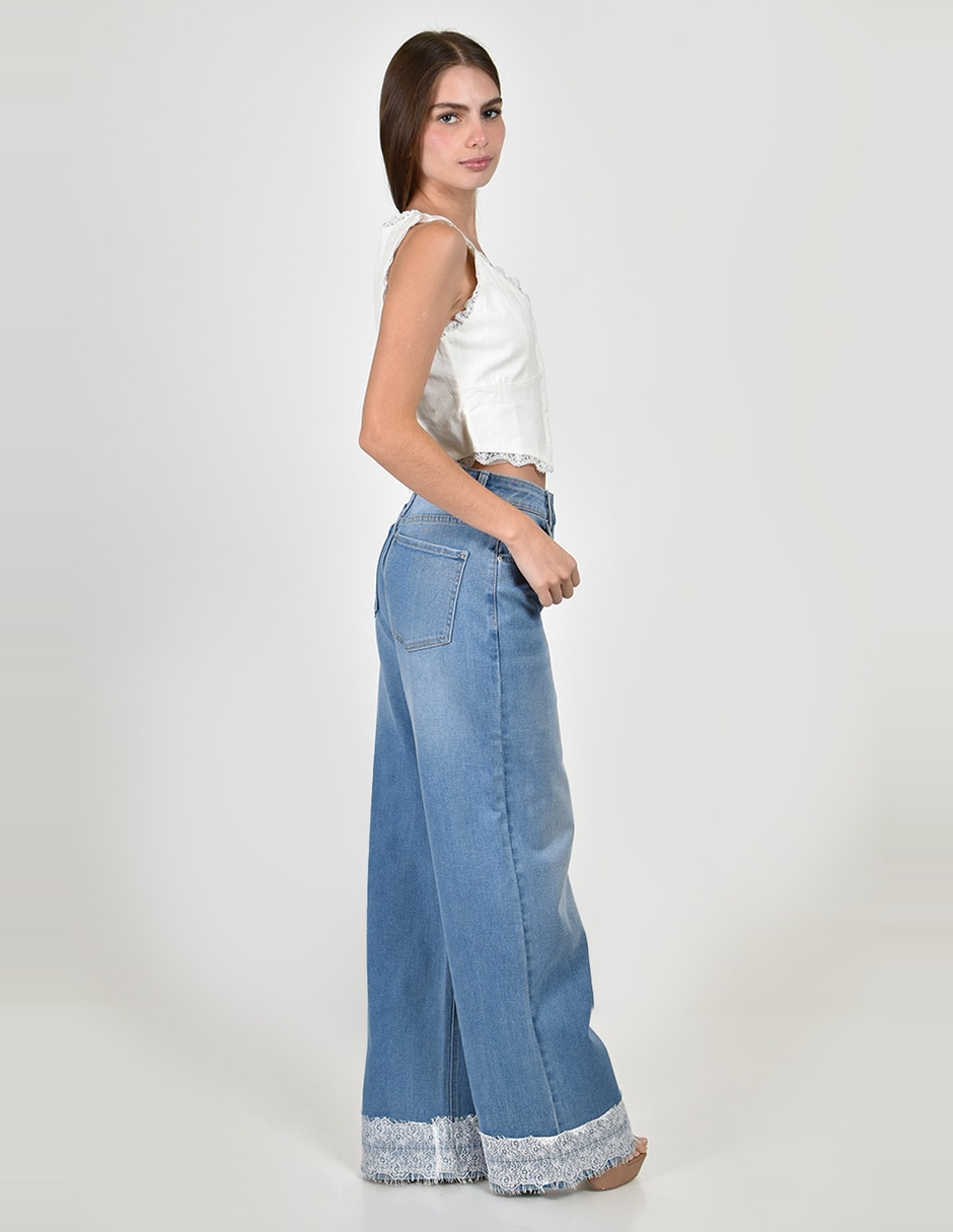 Jeans wide leg para mujer 2