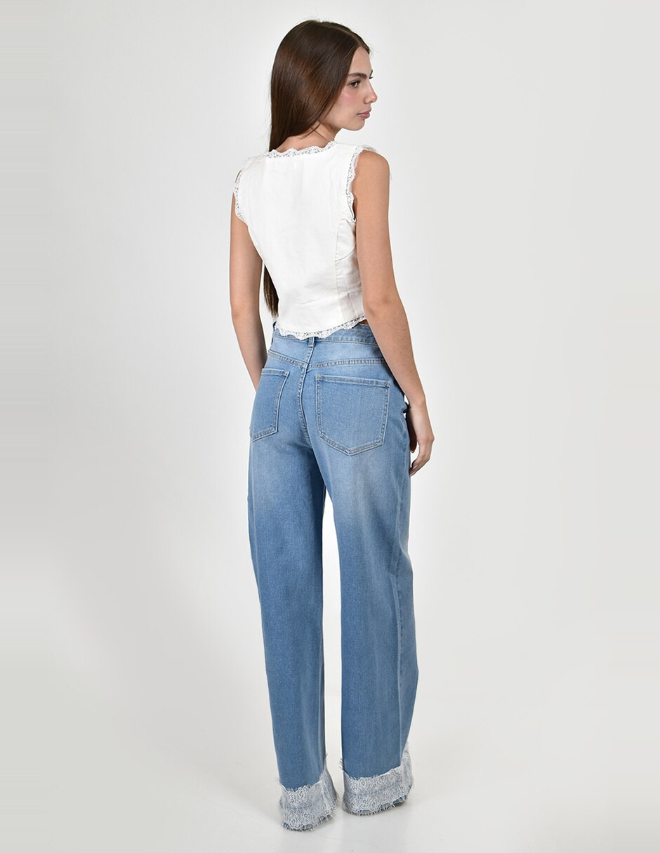 Jeans wide leg para mujer 3