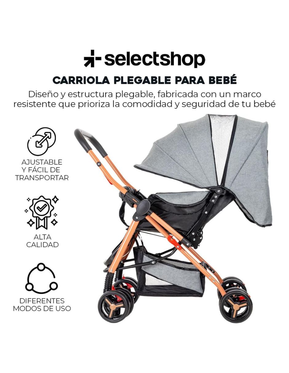 Carriola estándar plegable 5