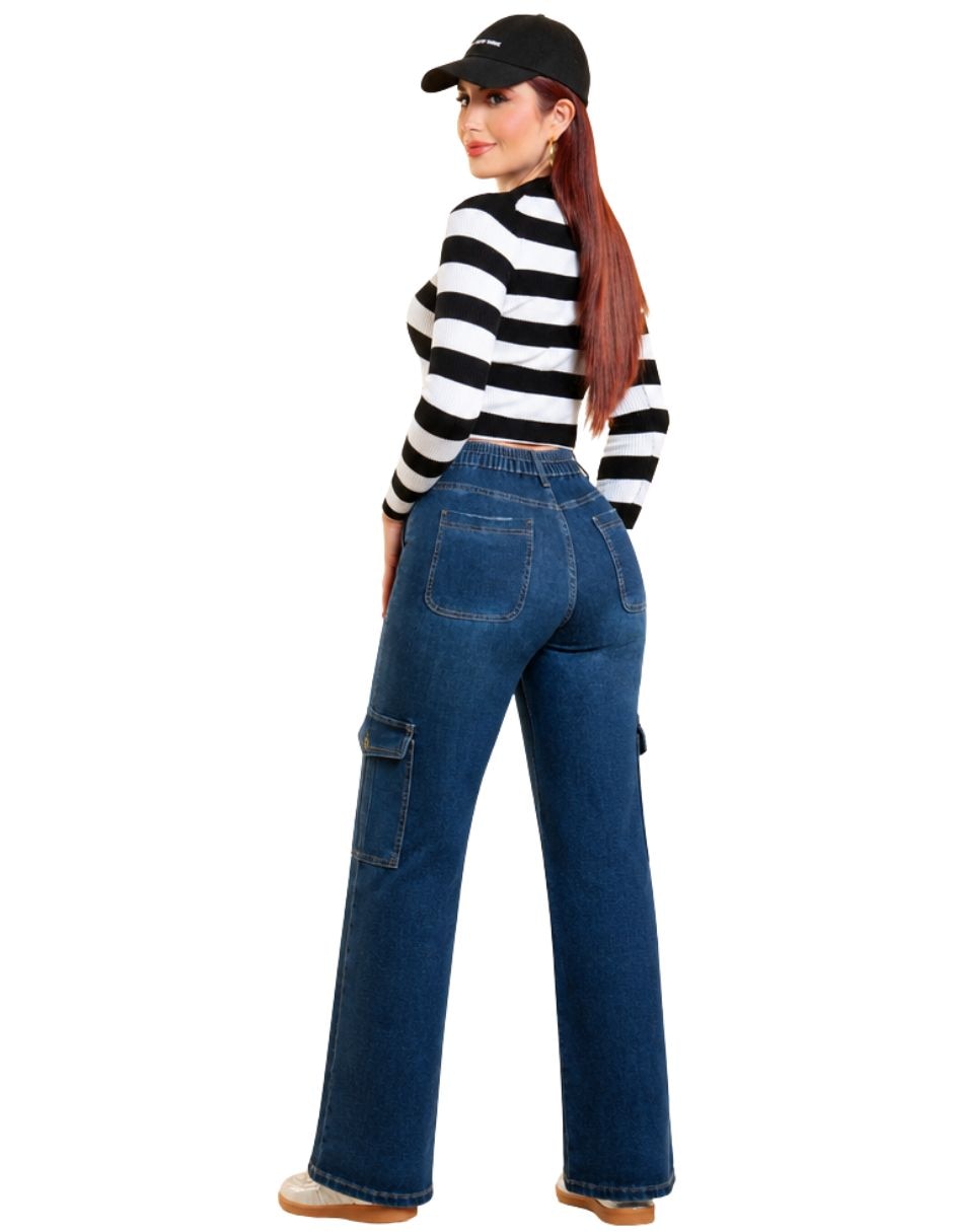 Pantalón regular para mujer