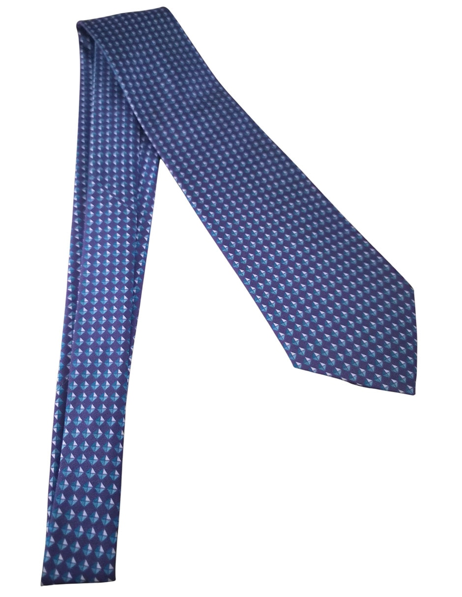 Corbata regular de seda estampado diferentes diseños para hombre 4