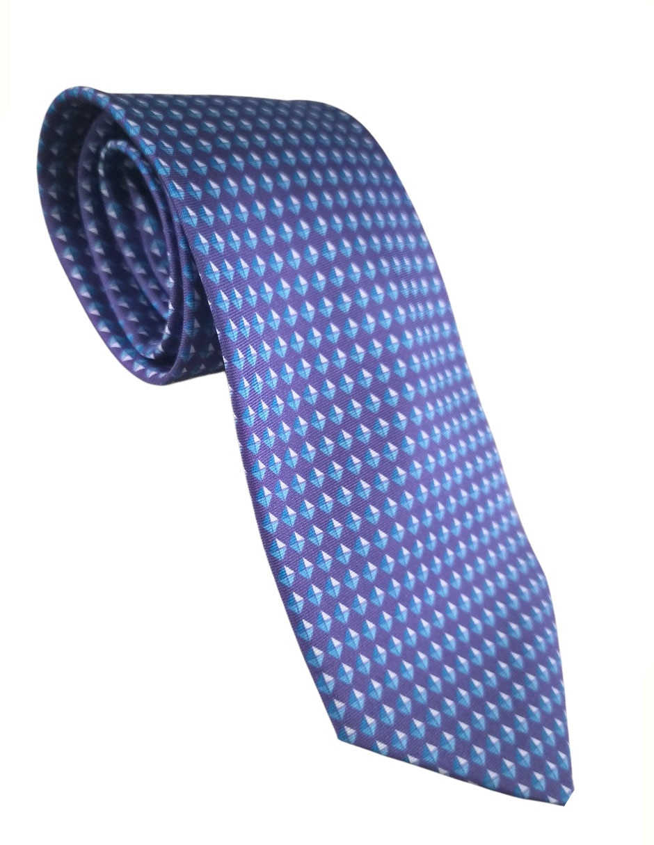 Corbata regular de seda estampado diferentes diseños para hombre 10