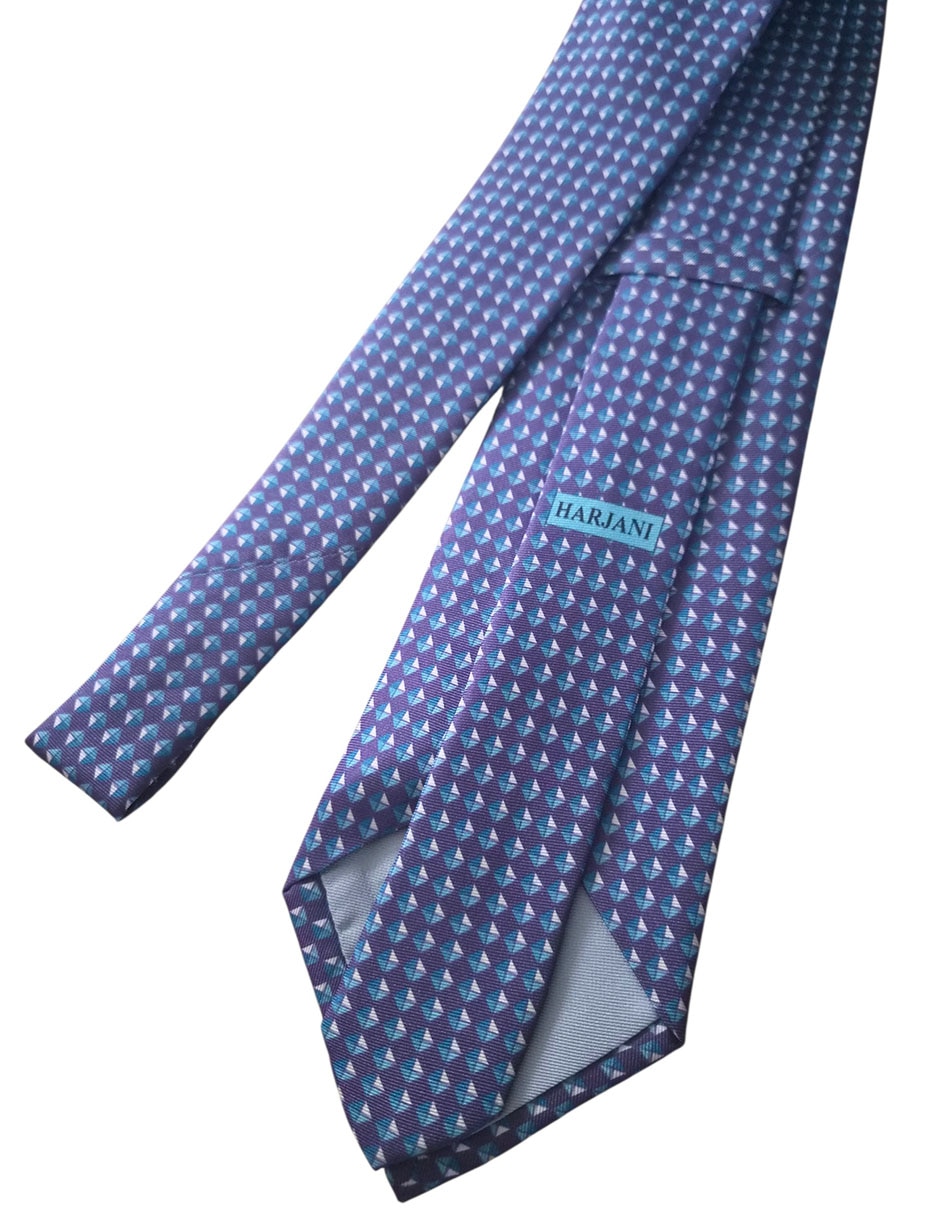 Corbata regular de seda estampado diferentes diseños para hombre 7