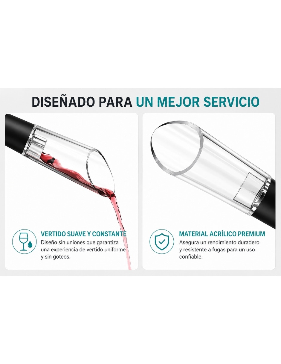 Sacacorchos eléctrico de metal 8