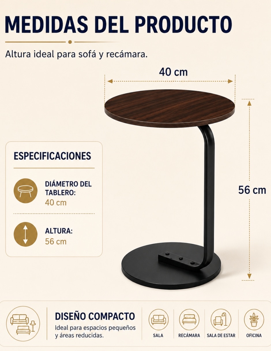Juego de mesas para áreas múltiples de mdf 3