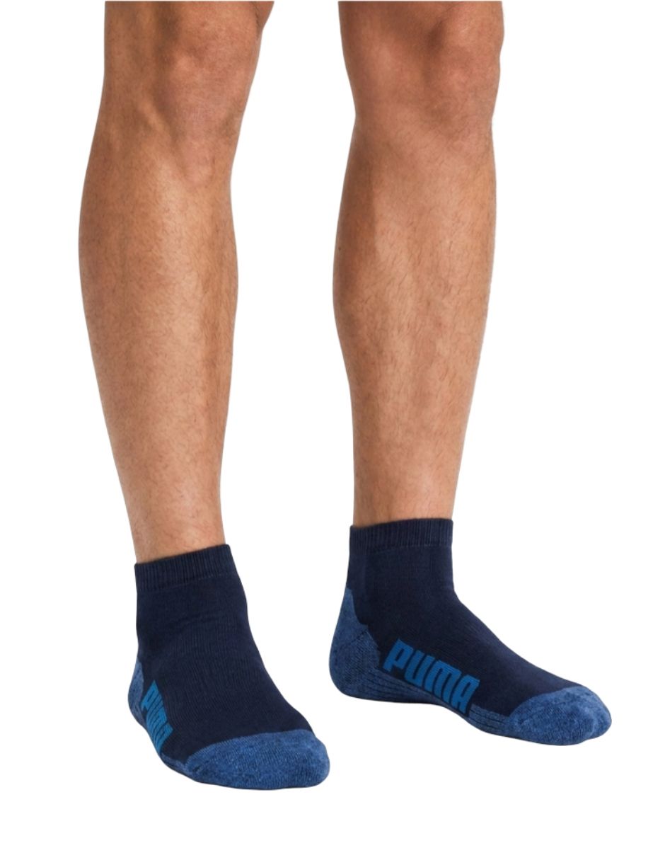 Calceta comfort bwt cushioned quarter 2p de algodón para hombre