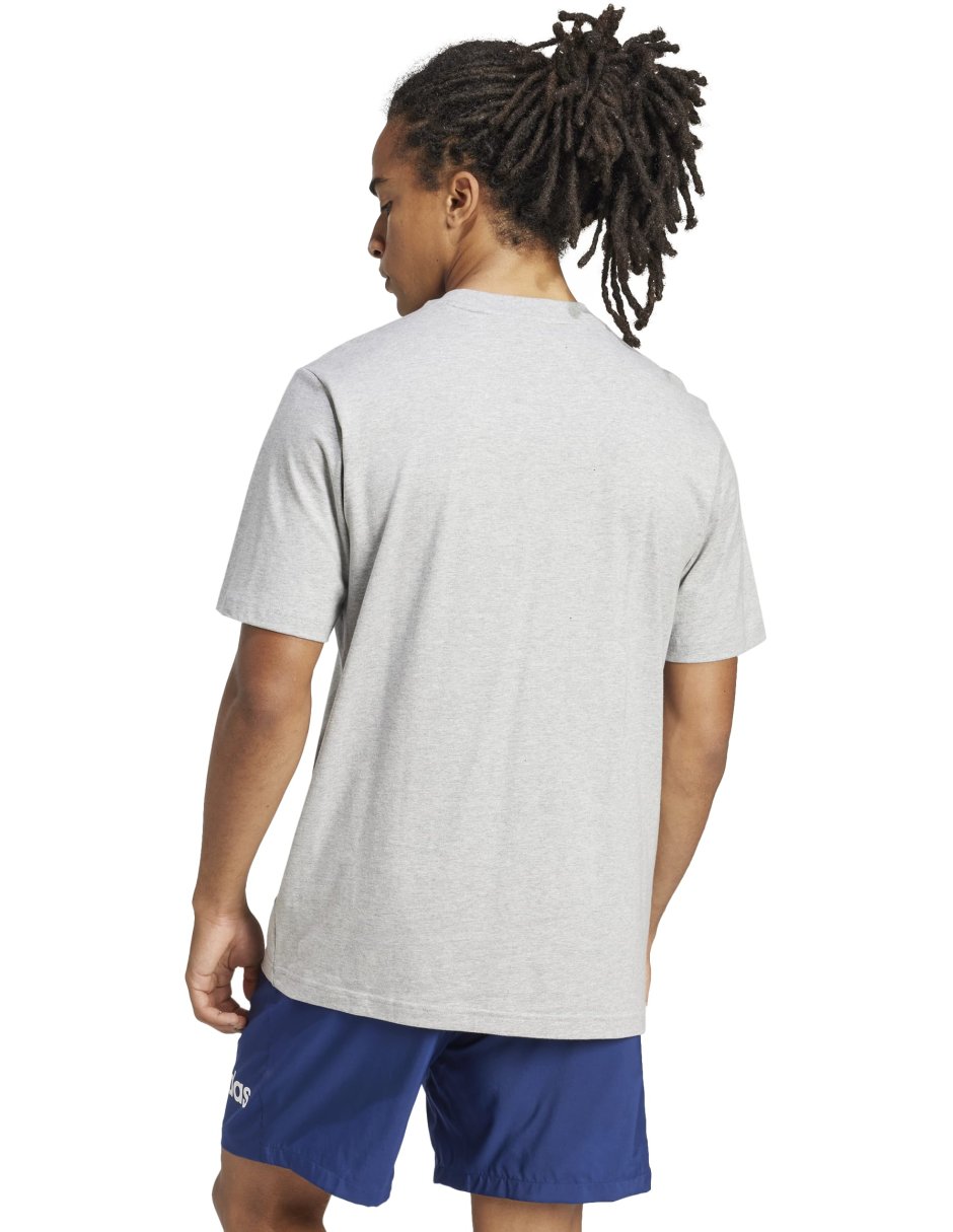 Playera deportiva para entrenamiento Essentials Linear Single de hombre 3