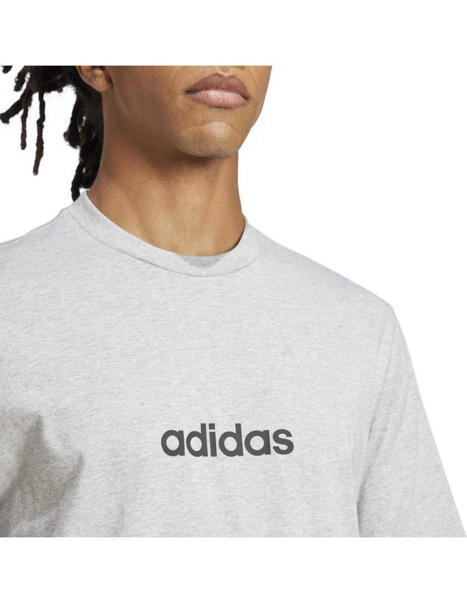 Playera deportiva para entrenamiento Essentials Linear Single de hombre 5