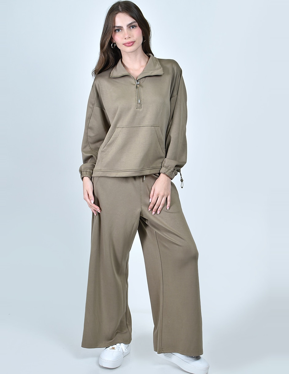 Conjunto deportivo regular con elástico para mujer Conjunto deportivo regular con elástico para mujer