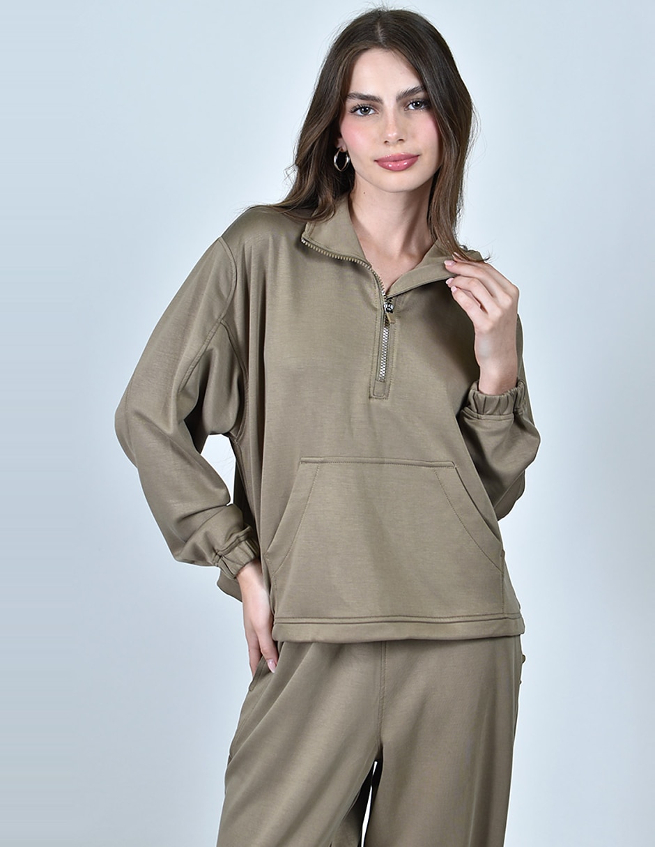 Conjunto deportivo regular con elástico para mujer 3