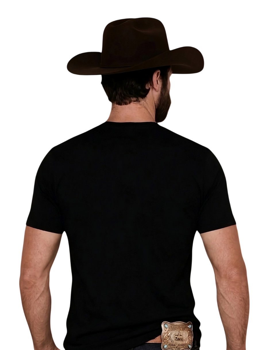 Set playera/Playera Cowboy Western cuello Redondo para hombre 2