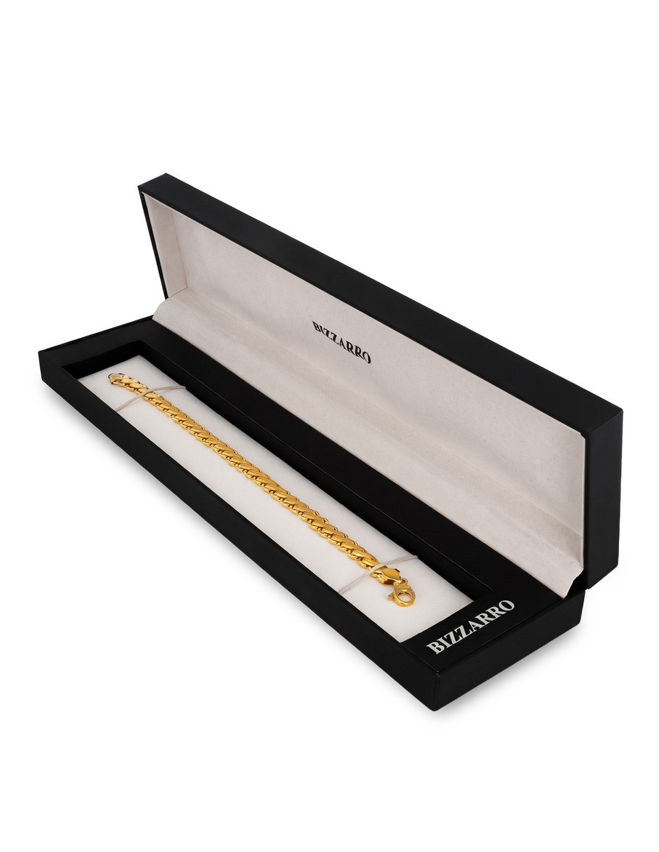Pulsera de oro amarillo 10 K acabado brillante 2