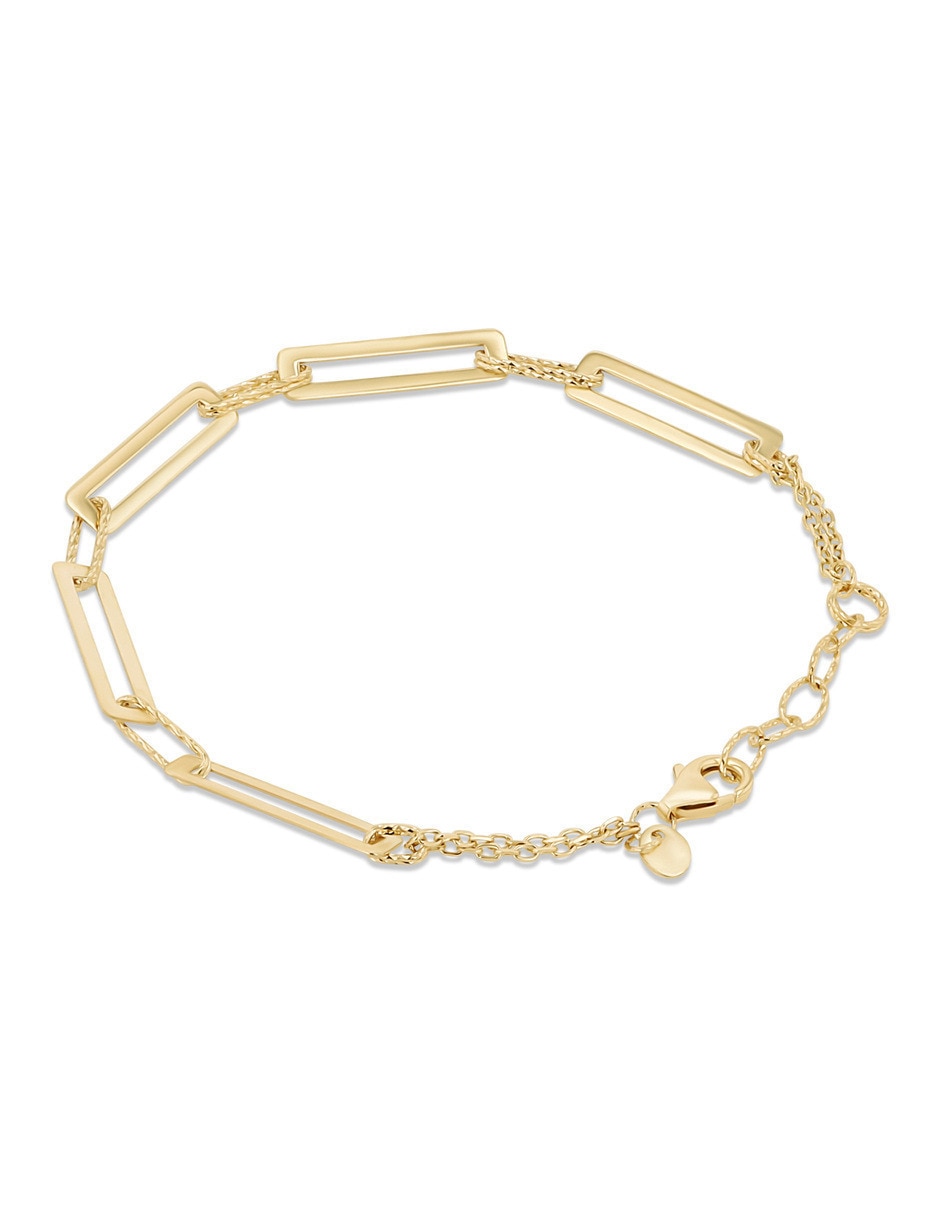 Pulsera de oro amarillo 10 K acabado brillante 3