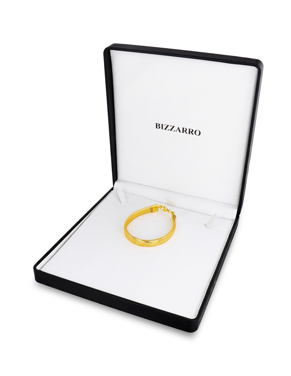 Pulsera de oro amarillo 10 K acabado brillante 2