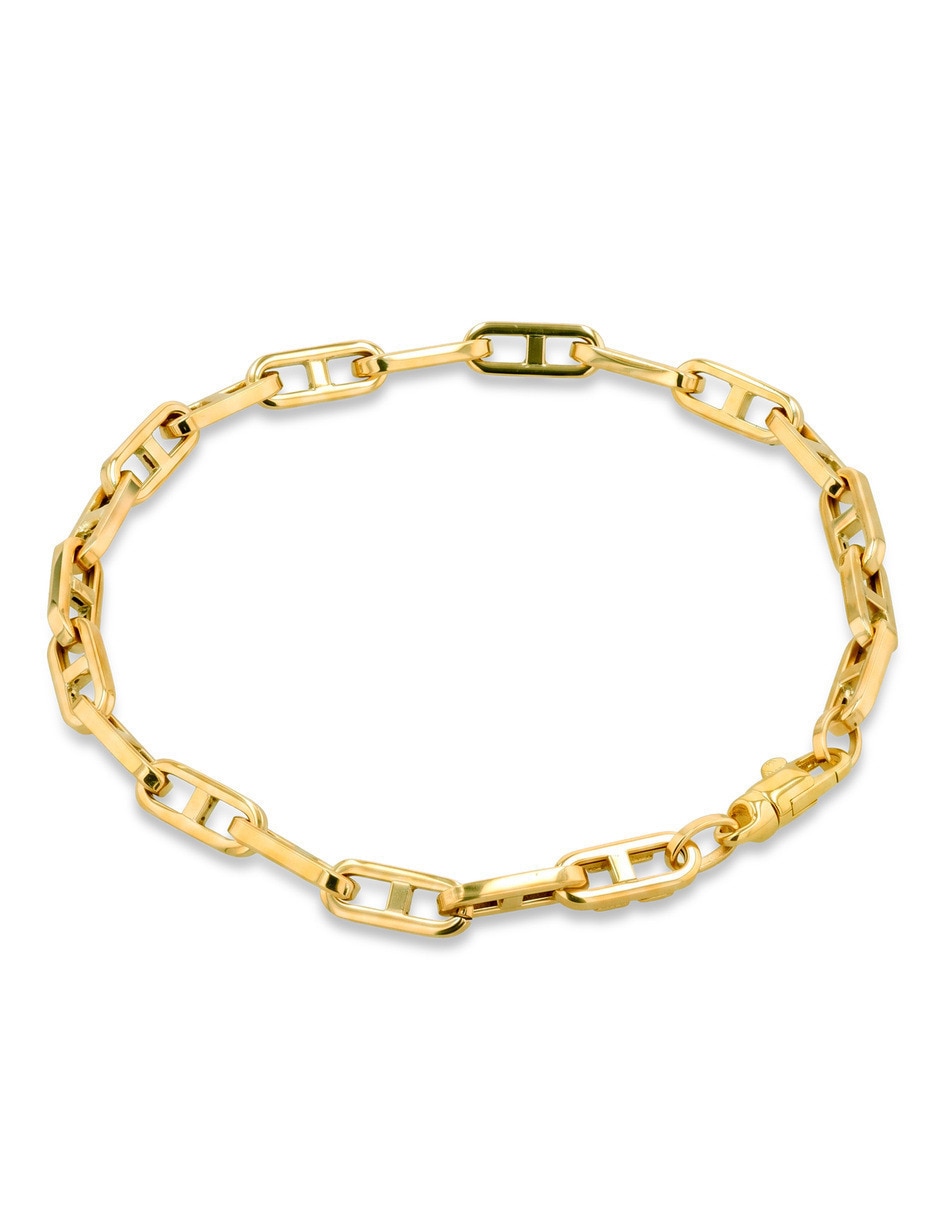 Pulsera de oro amarillo 10 K acabado brillante 3