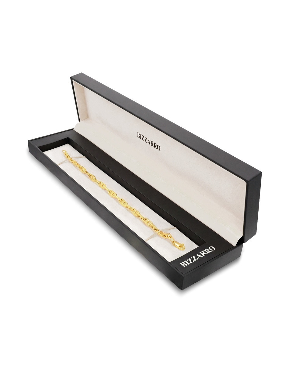Pulsera de oro amarillo 10 K acabado brillante 2
