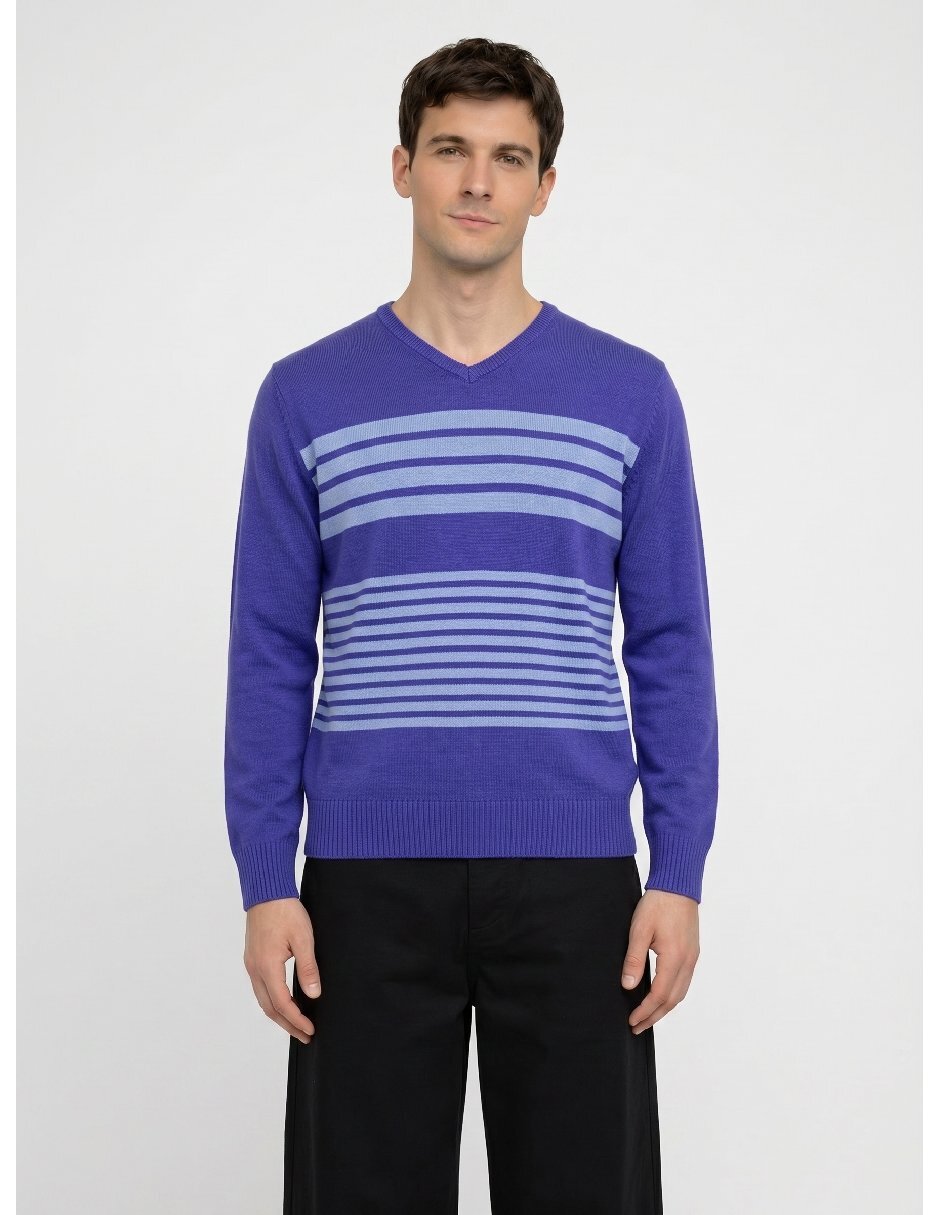 Suéter cuello v para hombre
