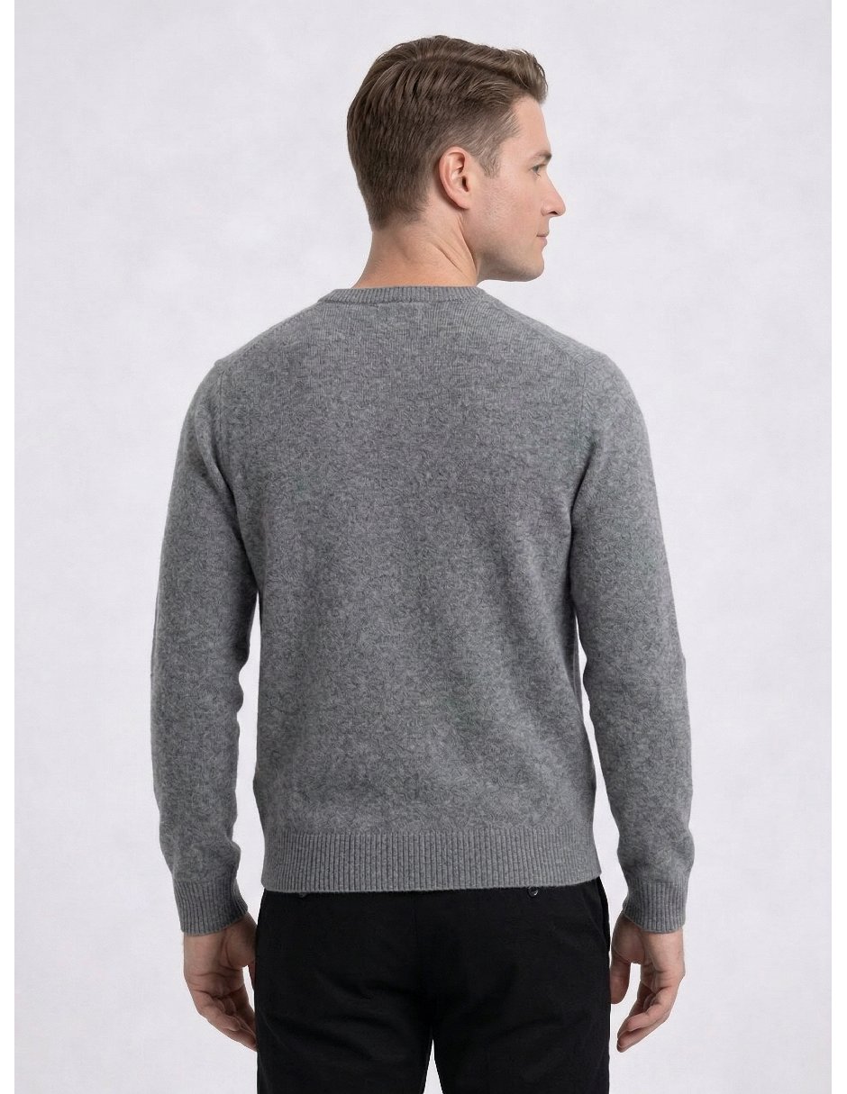 Suéter cuello v para hombre 2