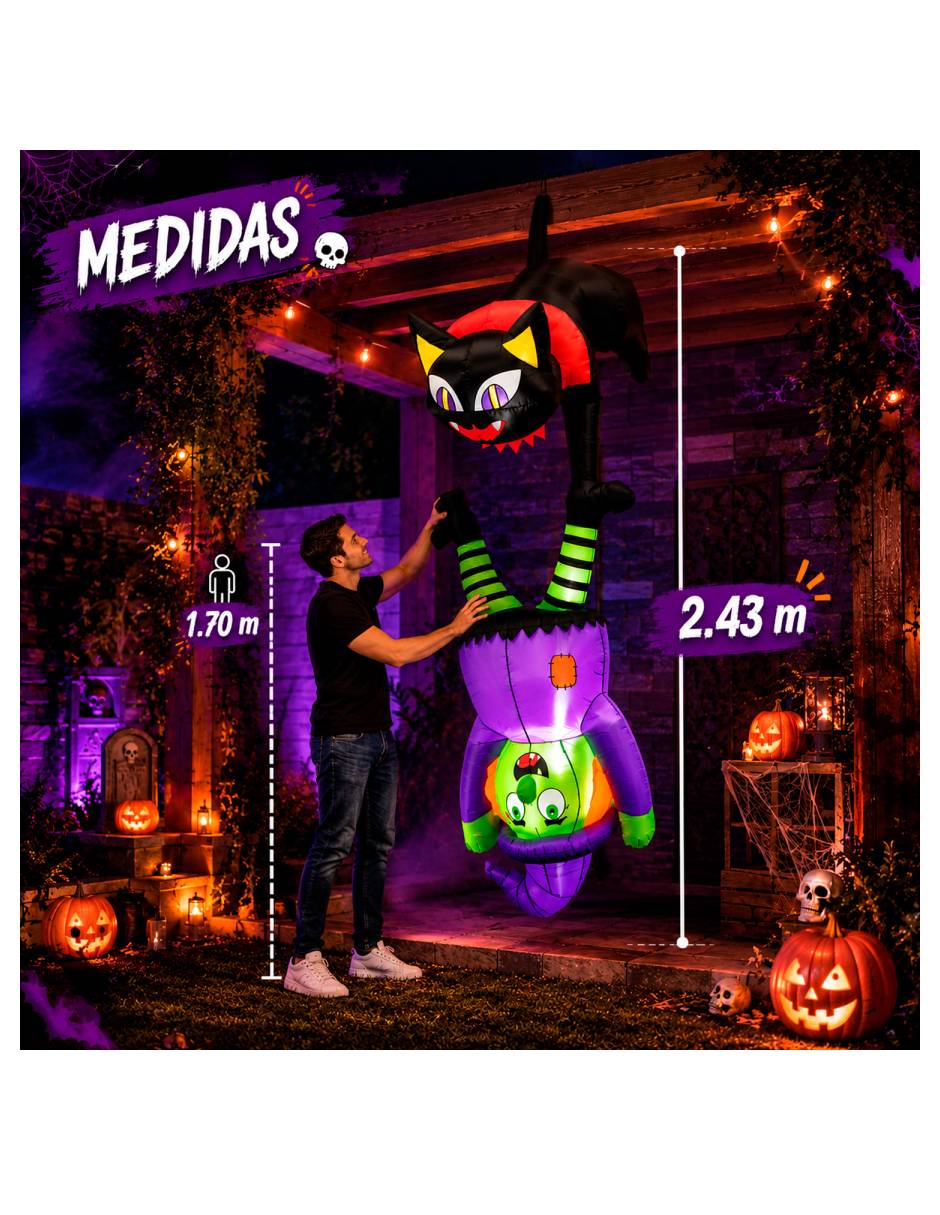 Figura decorativa con forma de Bruja 8