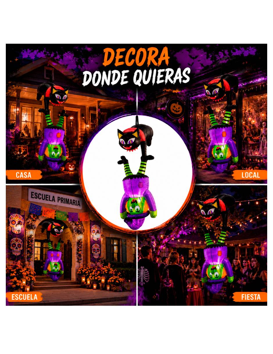 Figura decorativa con forma de Bruja 3