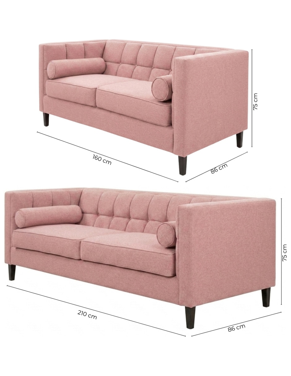 Sala modular madison de tela 9