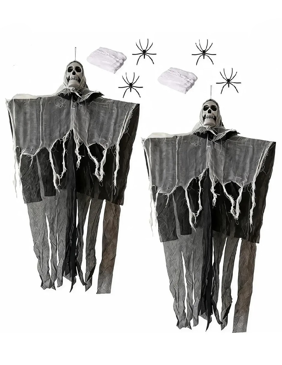 Set decoración con forma de calavera