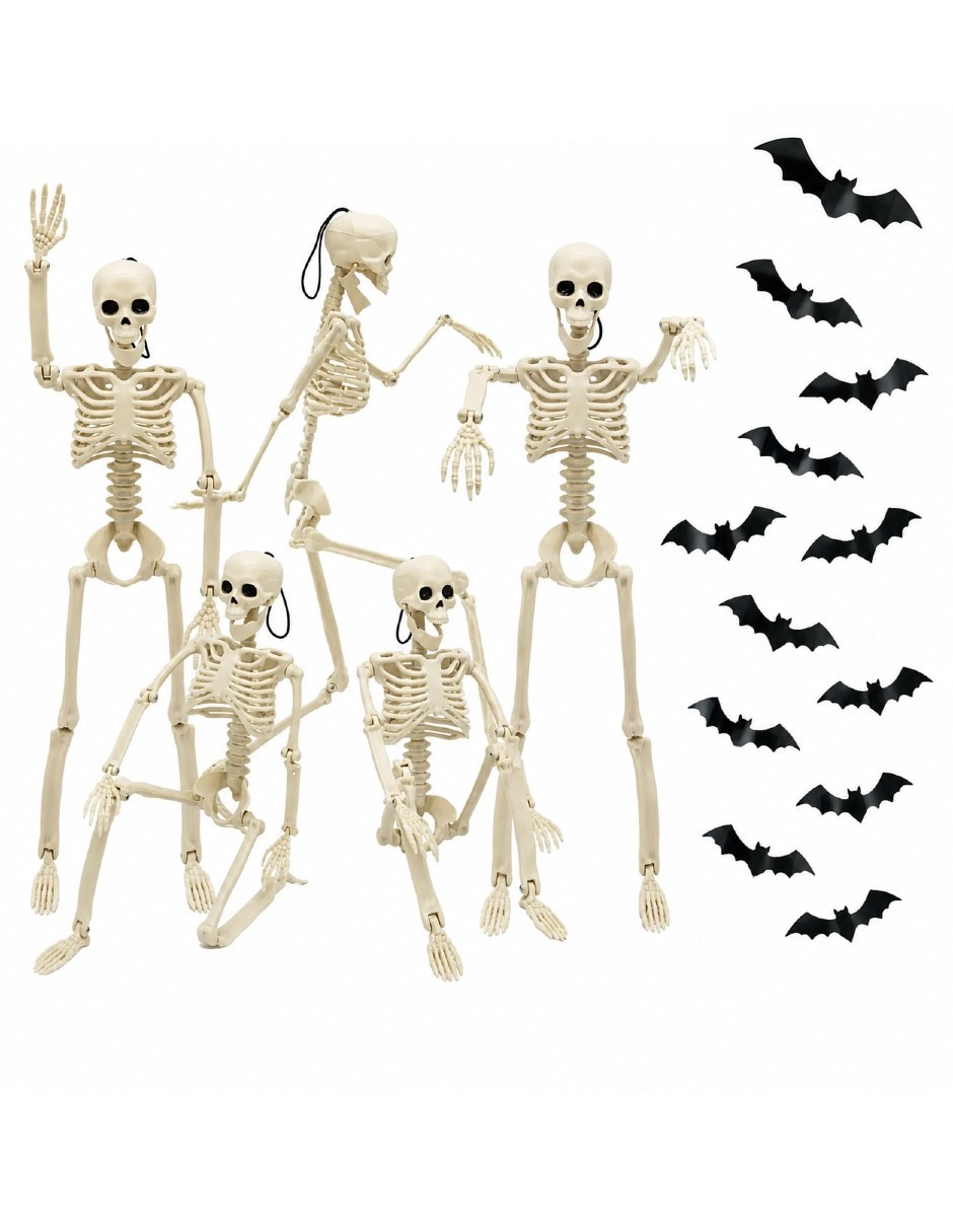Set decoración con forma de calavera