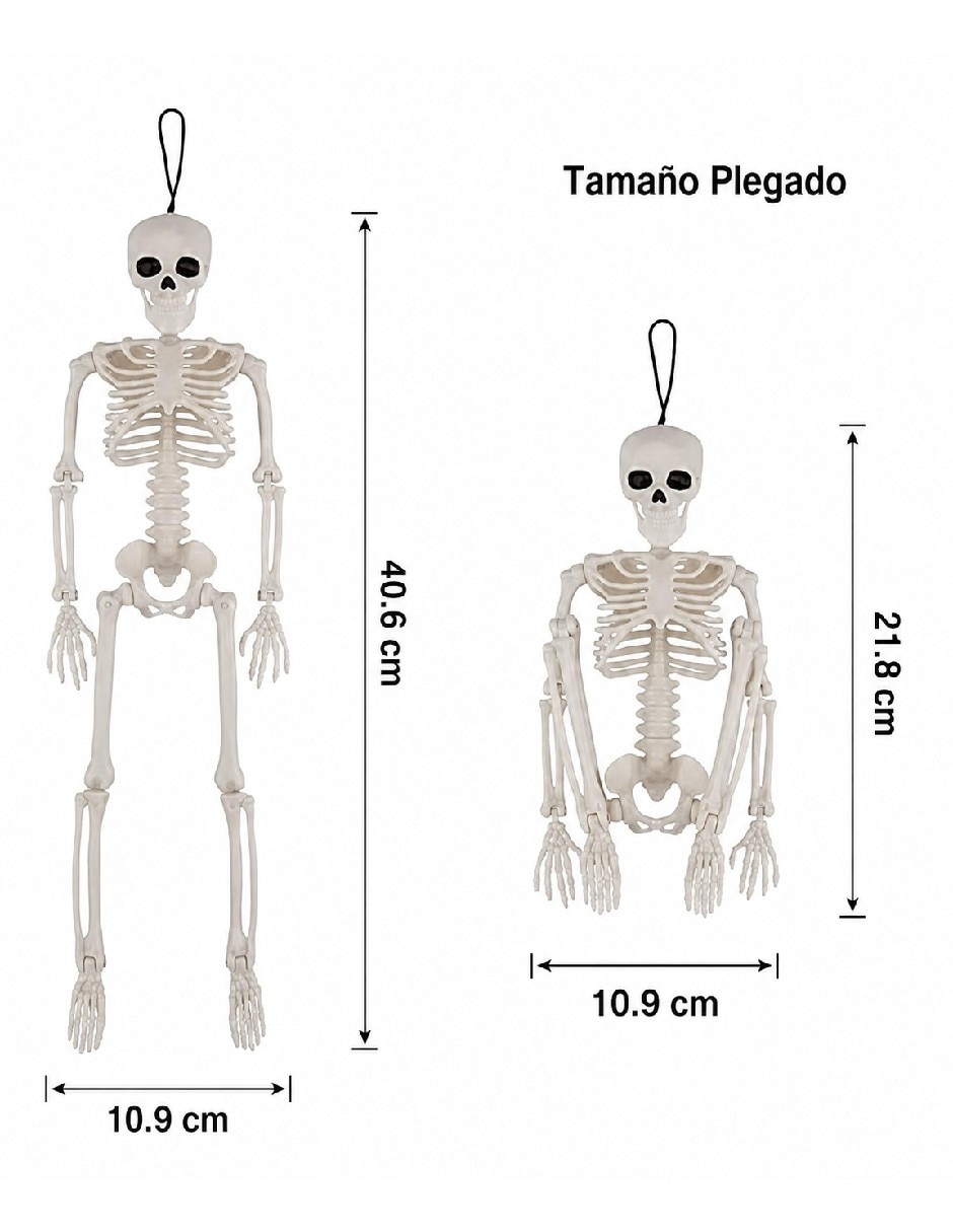 Set decoración con forma de calavera 5