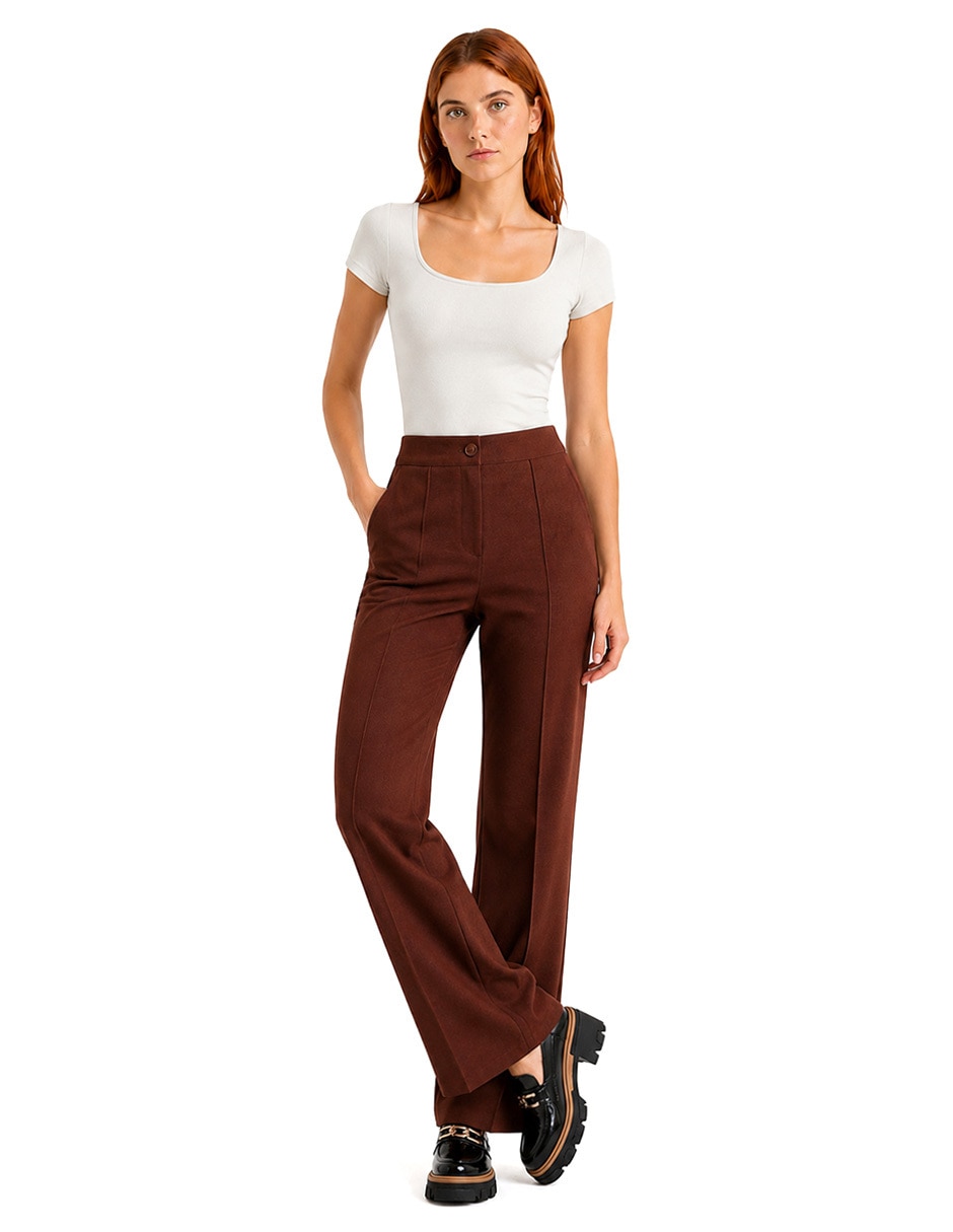 Pantalón regular para mujer 6