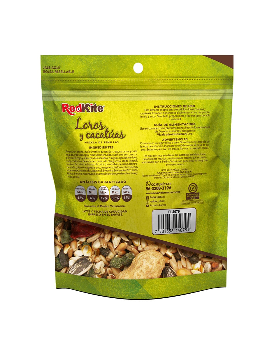 Semillas Redkite de verduras mixtas para Aves 3