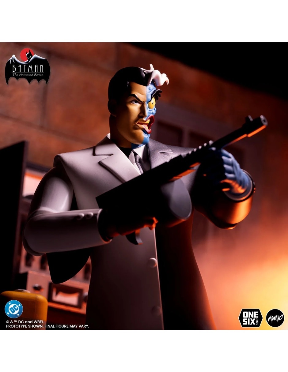 Figura de colección articulada Batman The Animated Series two face limitada 10