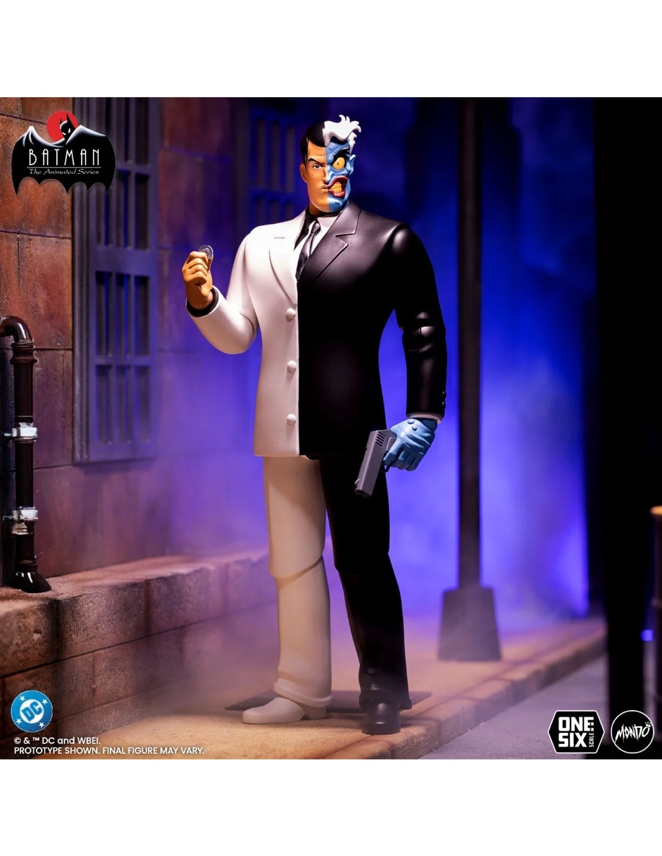 Figura de colección articulada Batman The Animated Series two face limitada 8