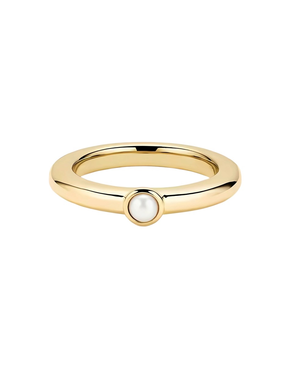 Anillo con gema p 925 de plata circonita brillante