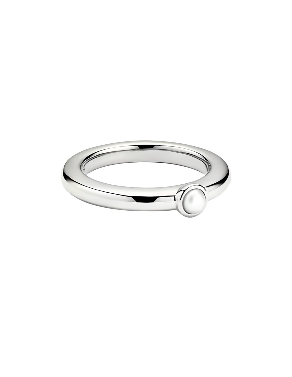 Anillo con gema p 925 de plata circonita brillante 4
